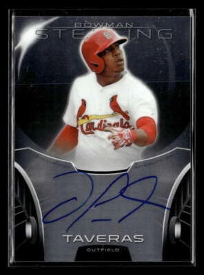 2013 Bowman Sterling Oscar Taveras Prospect Autograph Auto Cardinals Y8195 - Image 1 of 2