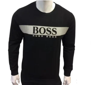 HUGO BOSS Men`s Sweatshirt Black Multiple Sizes Available
