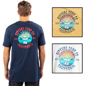 Rip Curl Men's T-Shirt California CA Outside Premium Graphic Tee - Picture 1 of 10