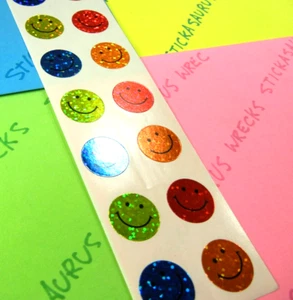 Hoja de pegatinas Sandylion caras prismáticas - Imagen 1 de 5