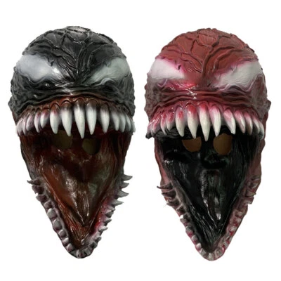 Horror Party Maske Maskerade Cosplay Venom Latex Kopfbedeckung Halloween Props - Bild 1 von 4