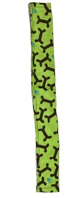 Dog Collar Cover Size Med Green 14" Handmade Fabric NEW - Image 1 of 3