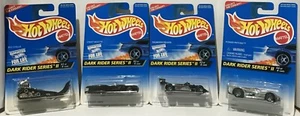 VTG 1995 Mattel Hot Wheels Dark Rider Series II ( Complete Set ) - Picture 1 of 10