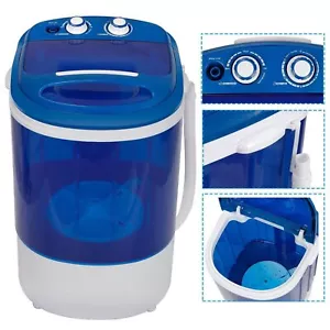 Portable 200W 110V Washing Machine with Washer & Spinner Timer Control 9lbs - Picture 1 of 8