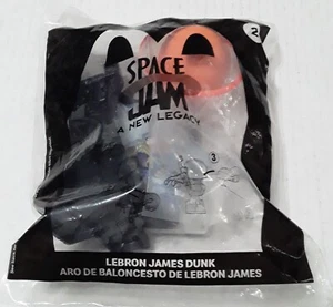 Space Jam * 2021 McDonalds Lebron James Buildable Basket Ball Dunk Toy- Sealed - Picture 1 of 2