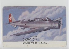1944 Leaf Card-O Aeroplanes Series B R112-3 Vultee VII GB z6d