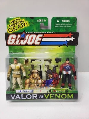 Набор экшн-фигурок GI Joe Venom vs Valor Dusty & Zartan (2003) Hasbro - Изображение 1 из 3