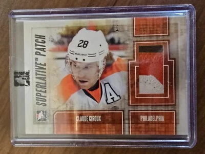 2012-13 ITG Superlative Vol3 Superlative Patch Onyx #SP05 Claude Giroux 1/1 - Image 1 of 2
