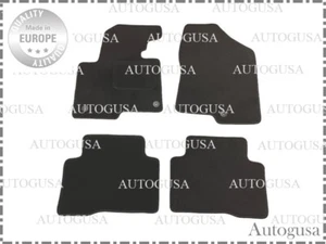 NEU LHD SANTAFE 13-18 DM/NC SCHWARZ MASSGESCHNEIDERTE AUTO FUSSMATTEN VELOURS AUTOTEPPICHE - Bild 1 von 6