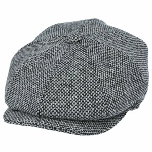 SALE Baker boy Newsboy Tweed Cap Eight Panels Style Hat - Picture 1 of 7