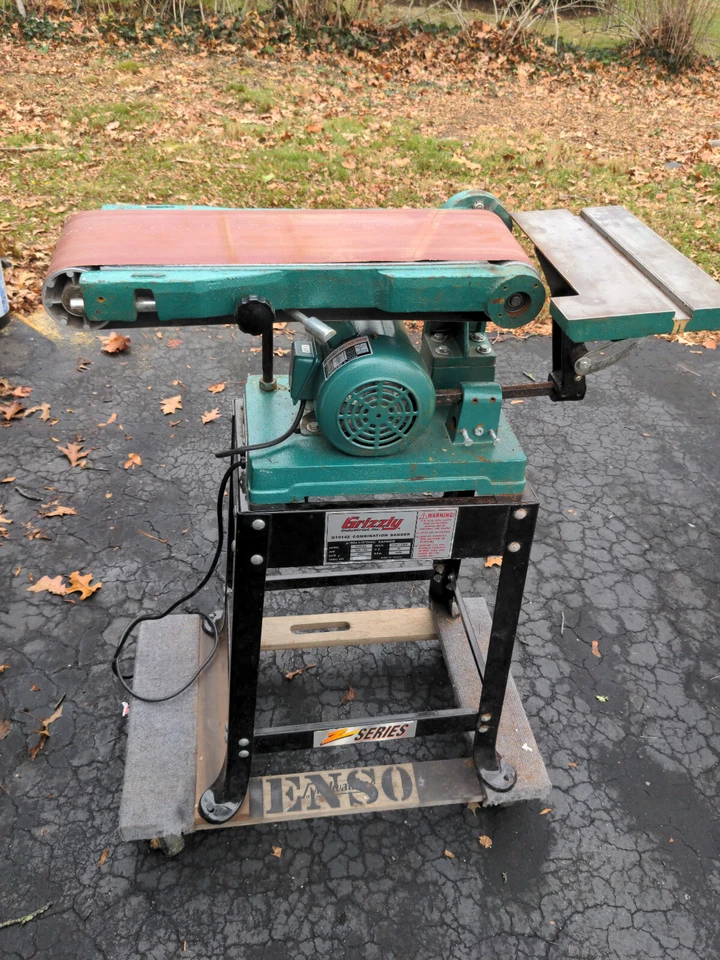 从精选的原始设备制造商替换部件中选择适用于 Grizzly G1014ZX 皮带砂光机 — 第 1/4 张图片