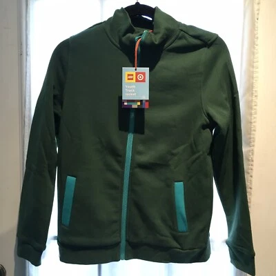 Lego X Collection Target Unisex Juvenil Chaqueta de Pista Rayas Verdesas L Nueva con Etiquetas Foto 1 de 4