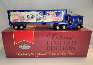 100th STARS & STRIPES FREIGHTLINER SEMI TRACTOR TRAILER TRANSPORTER, 1997, New - Picture 1 of 20
