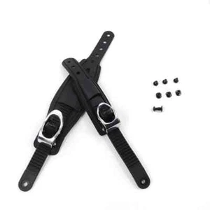 1 hochwertiges Leder Snowboard 2 Schnallen mit Riemen für Knöchel Snowboard - Bild 1 von 10