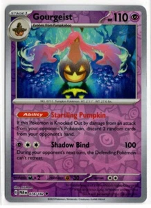 Pokemon Paradox Rift Reverse Holo 078/182 Gourgeist - Bild 1 von 1
