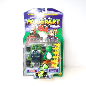 YOSHI Mario Kart 64 TOY BIZ Figure 1999 NINTENDO Unopened Sealed Condition - Picture 1 of 12