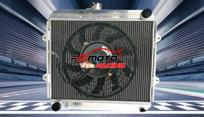 For Toyota Hilux 22R 1.8L/2.0L/2.2L/2.4L Petrol RN85 RN90 YN85 Alu Radiator+fan - image 1 of 4