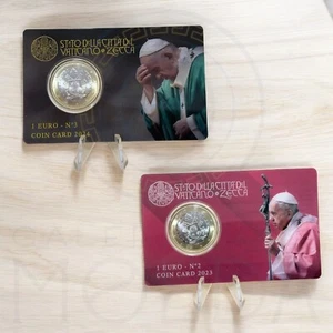 Vatican 2023 Nº2 + 2024 Nº3 Coincard 1 Euro Pack - Photo 1/5