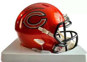 Mini casco de velocidad alternativa flash firmado por Mike Ditka de los Chicago Bears (Beckett) - Imagen 1 de 6