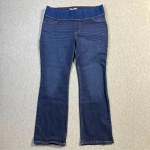 Wrangler Retro Women’s Jeans Size 13 x 30 Mae Maternity Mid Rise Bootcut Dark - Foto 1 di 11