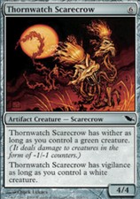 4x Thornwatch Scarecrow MTG Shadowmoor NM Magic Regular