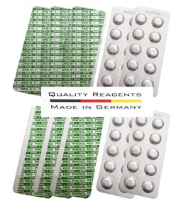 100 Tabletten Rapid Chlor DPD 1 + pH Wert Phenol Red für Wassertester Pooltester