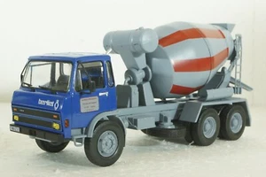 Berliet GRH 230 Cement mixer year 1976 blue / grey, Hachette 1:43 - Picture 1 of 10