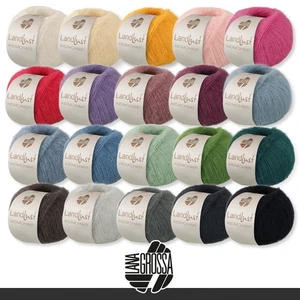 Lana Grossa 25 g Kidmohair Stricken Wolle Superkid Schurwolle 20 Farben - Picture 1 of 41