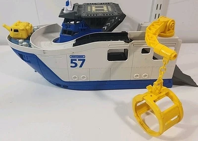 Matchbox - Mission Marine Rescue Shark Ship - BFN57 - Mattel 2013 - Ship Only - Image 1 of 4