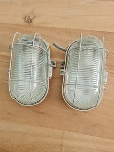 Ovale Kellerleuchte Kellerlampe Feuchtraumleuchte IP44 E27 Keller Garage 2 Stück - Bild 1 von 2