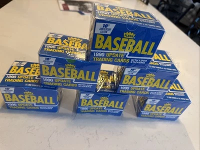 Seis 1990 Fleer Baseball Update conjunto negociado HOF FRANK THOMAS sellado de fábrica Foto 1 de 4