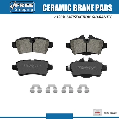 Rear Ceramic Brake Pads For Mini Cooper 2007 2008 2010 2011 2012 2013 2014 2015 - Image 1 of 4