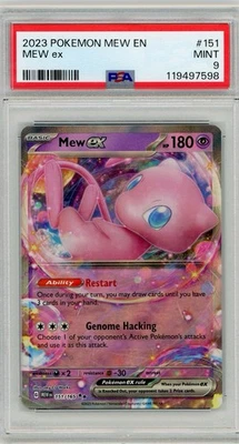 2023 Pokemon Scarlet & Violet 151 Mew ex #151 PSA 9 Mint - Image 1 of 2