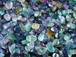 Fluorite Loose Drilled Chips 50g DIY Jewellery Bracelets Necklaces Earrings - Picture 1 of 2