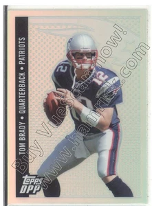 tom brady insert card topps dpp chrome refractor sp new england patriots 2006 06 - Picture 1 of 1