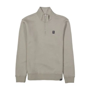 Garcia Herren Sweatshirt Pullover Troyer grün H51063 5476 vetiver - Picture 1 of 5