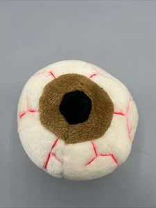 Vintage Monster Augapfel Blutschuss Augapfel Plüsch braunes Auge hängend - Bild 1 von 6