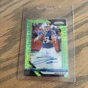 JOSH ALLEN 2018 Prizm Neon Green Pulsar Auto RA-JA Rookie Card RC. In NM-MT - Bild 1 von 4