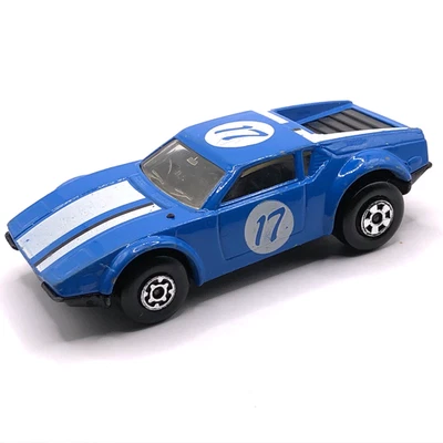 Lesney Matchbox Superfast De Tomaso Pantera No. 8 coches 1975 azul hecho en Inglaterra Foto 1 de 4