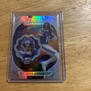 Estuche Contenders Optic Justin Jefferson Dreams 2024 Hit Silver Prizm - Imagen 1 de 2