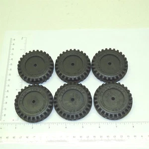 6er Set Gummi Tonka Schrift Reifen Spielzeug Teile TKP-019-6 - Bild 1 von 4