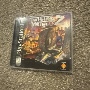 Twisted Metal 2 Ps1 Black Label Decent Disc CIB - Bild 1 von 5