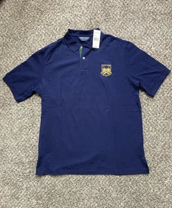 Polo Golf Ralph Lauren Men's Large Navy Athletic Fit Polo 100% Pima Cotton NEW - Picture 1 of 10