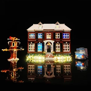 LED Lichtset für Lego 21330 Home Alone Hausbeleuchtung, Typenschild und Musik - Bild 1 von 19