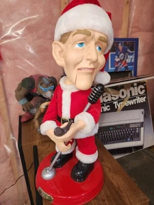 Vintage 2001 Gemmy Bing Crosby 18" Animated Singing Figure - Foto 1 di 6