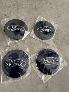 4x Ford Wheel Centre Sticker Brand New Center Cap 65mm 3D Sticker Navy 💙🆕 - Picture 1 of 5