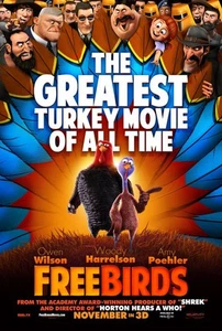 Free Birds tolles Original 27x40 D/S Filmplakat 2013 - Bild 1 von 1