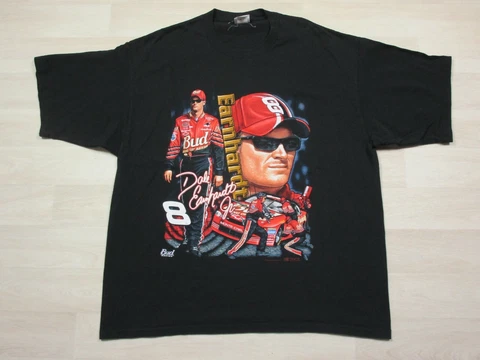 VTG Deadstock Dale Earnhardt Jr. (XXL) T Shirt Nascar Racing Y2K Big Face Chase Cover