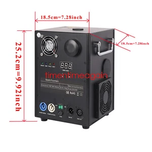 1 pcs 750W Cold Spark Firework Machine DJ Disco Stage Effect Machine Lighting - Picture 1 of 10