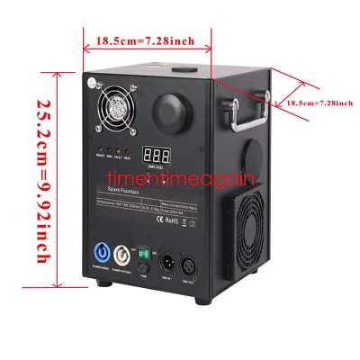 1 pcs 750W Cold Spark Firework Machine DJ Disco Stage Effect Machine Lighting - Image 1 of 4